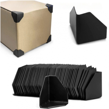 Protectii utile - Set protectii de colt pentru cutii de carton, expedieri sigure, Empria, 50 bucati, 5.4x5.4x5.4x0.1 cm