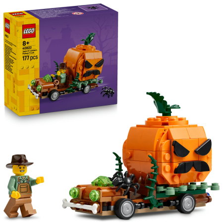 LEGO - Seturi emblematice -  Camioneta cu dovleac sculptat (40822), 177 piese
