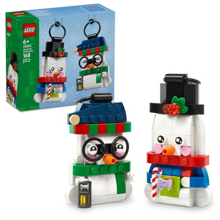 LEGO - Seturi emblematice -  Ornamente in forma de om de zapada (40812), 168 piese