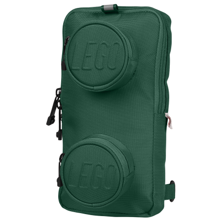 LEGO - Sling bag LEGO Signature Brick 1x2 - Verde inchis (20207B-0141)