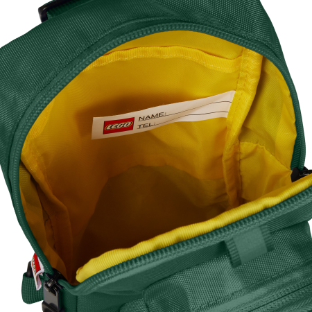 Sling bag LEGO Signature Brick 1x2 - Verde inchis (20207B-0141) [3]