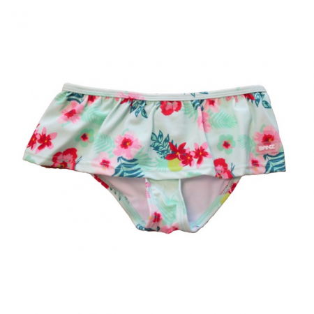 Haine plaja / inot - Slip copii - Chilotei pentru Inot, Protectie Soare UPF50+, Floral Mint, Diverse marimi