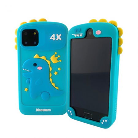 Ceasuri copii - Smartphone copii jucarie educativa video foto 32gb TF card rezolutie 480*800 display 10cm, Bleu