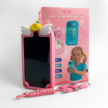Smartphone copii jucarie educativa video foto 32gb TF card rezolutie 480*800 display 10cm, Diverse culori [16]