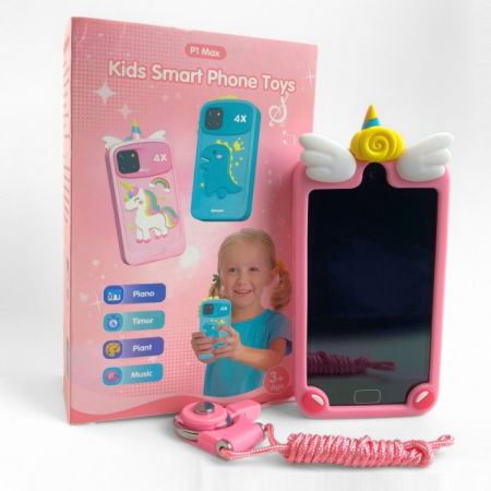 Smartphone copii jucarie educativa video foto 32gb TF card rezolutie 480*800 display 10cm, Diverse culori [38]