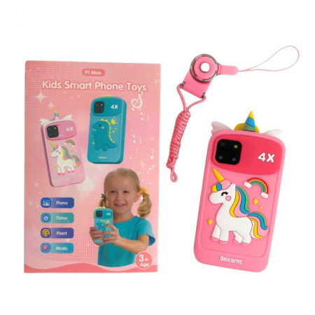 Smartphone copii jucarie educativa video foto 32gb TF card rezolutie 480*800 display 10cm, Diverse culori [15]