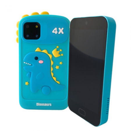 Smartphone copii jucarie educativa video foto 32gb TF card rezolutie 480*800 display 10cm, Bleu [7]