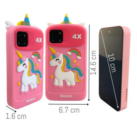 Smartphone copii jucarie educativa video foto 32gb TF card rezolutie 480*800 display 10cm, Diverse culori [14]