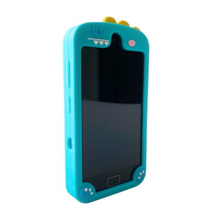 Smartphone copii jucarie educativa video foto 32gb TF card rezolutie 480*800 display 10cm, Bleu [8]