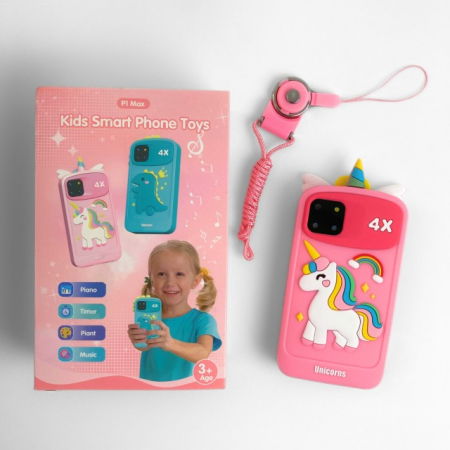 Smartphone copii jucarie educativa video foto 32gb TF card rezolutie 480*800 display 10cm, Diverse culori [39]