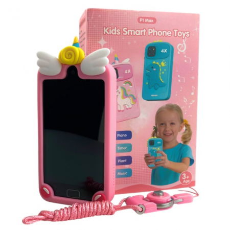 Smartphone copii jucarie educativa video foto 32gb TF card rezolutie 480*800 display 10cm, Diverse culori [5]