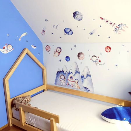 Stickere de perete - Micii astronauti si spatiu [2]