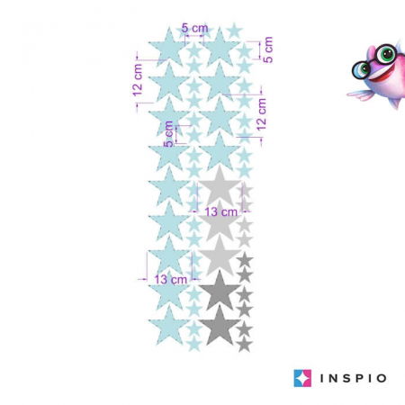 Stickere decorative - Stickere pentru perete - Stele