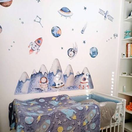 Stickere Perete - Astronauti si Spatiu pentru Baieti,  Diverse marimi [2]