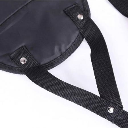 Suport pentru relaxarea picioarelor, hamac picioare, 20.5 x 45 cm, Empria, Negru [11]