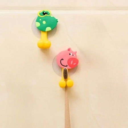 Suport periuta de dinti copil, silicon, 7,5x4 cm, Diverse modele [7]
