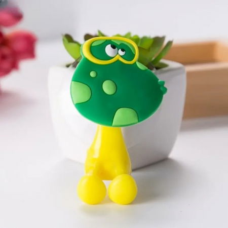 Suport periuta de dinti copil, silicon, 7,5x4 cm, Diverse modele [3]