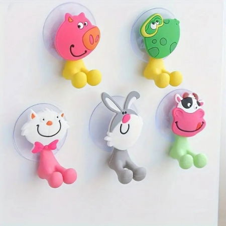 Suport periuta de dinti copil, silicon, 7,5x4 cm, Diverse modele [10]
