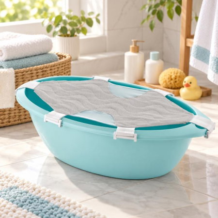 Baia bebelusului - Suport textil elegant pentru cadite Babyjem