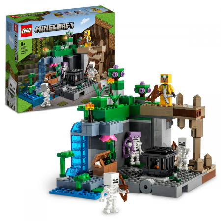 LEGO - LEGO® Minecraft - Temnita cu schelete (21189), 364 piese