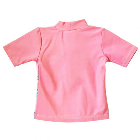 Tricou Protectie UV Copii, Protectie Solara UPF50+, Floral Pink, Diverse marimi [2]