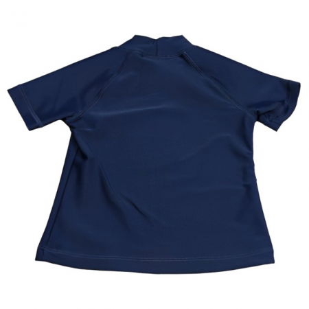 Haine plaja / inot - Tricou Protectie UV Copii, Protectie Solara UPF50+, Navy Jungle, Diverse marimi