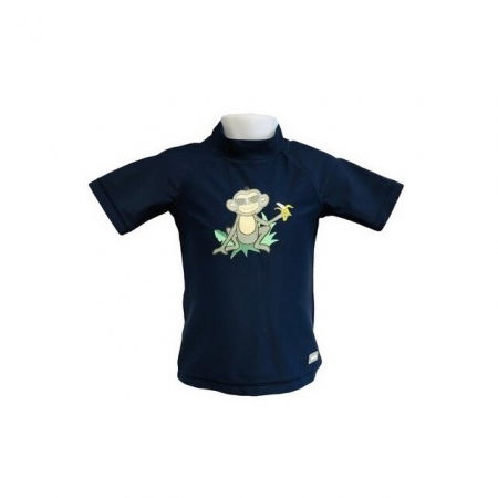 Tricou Protectie UV Copii, Protectie Solara UPF50+, Navy Jungle, Diverse marimi [4]