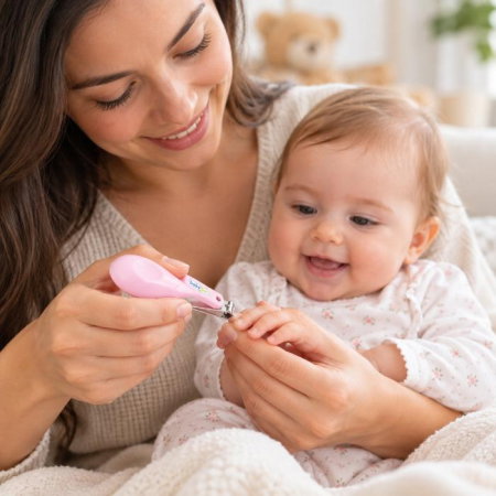 Igiena si ingrijire bebelusi - Unghiera pentru bebelusi BabyJem, Roz