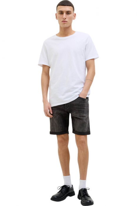 Blugi scurti JACK &JONES Rick Fox CB310 SN - 12269608-Black Denim AM317 [6]