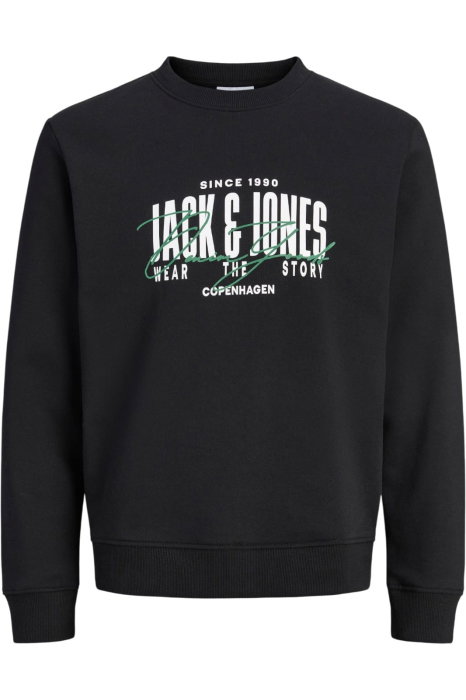 Bluza JACK &JONES Aero Sweat Crew Neck - 12298492-Black [1]