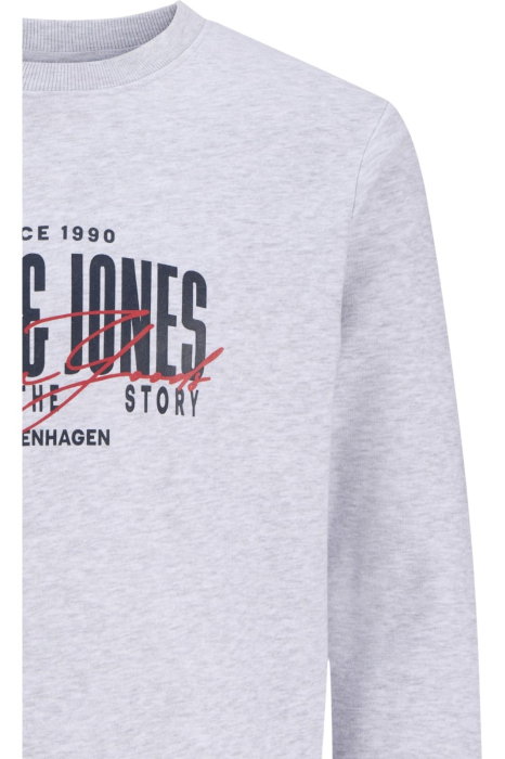 Bluza JACK &JONES Aero Sweat Crew Neck - 12298492-White Melange [3]