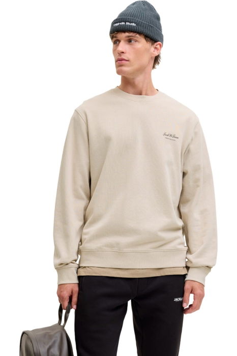 Bluza JACK &JONES Archive Graphic Crew - 12287995-Moonbeam [1]