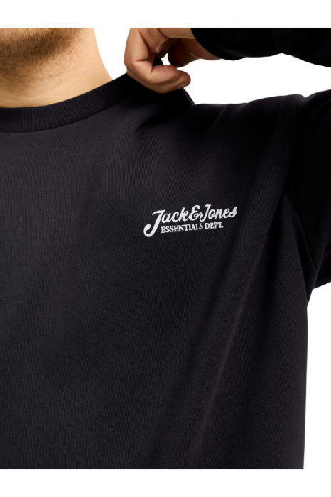 Bluza JACK &JONES Beau Crew - 12268435-Black [3]