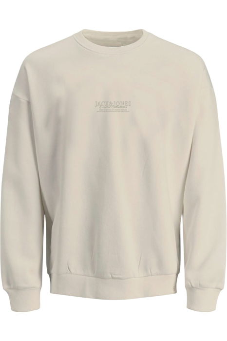 Bluza JACK &JONES Bleecker Aop Box Crew JNR - 12293295-Antique White [1]