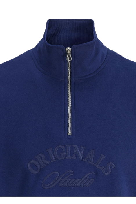 Bluza JACK &JONES Bleeker Branding HN HZ PLS - 12287065-Ocean Cavern [4]