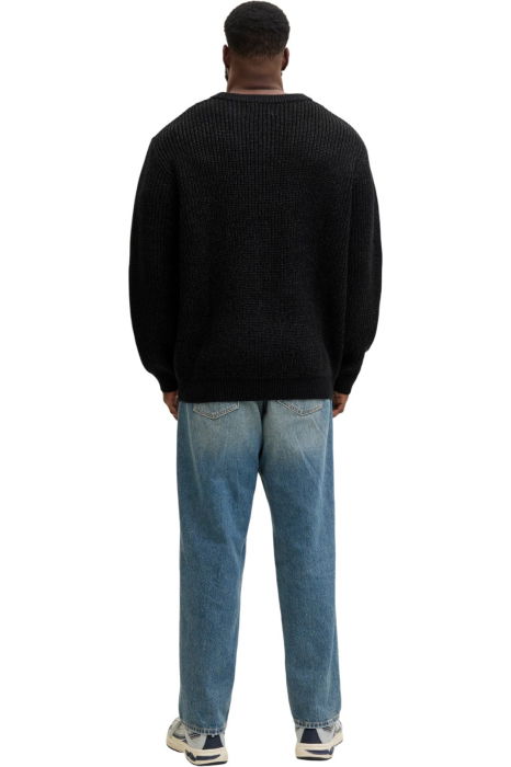 Bluza JACK &JONES Bleeker Knit Crew BF PLS - 12287078-Black [2]