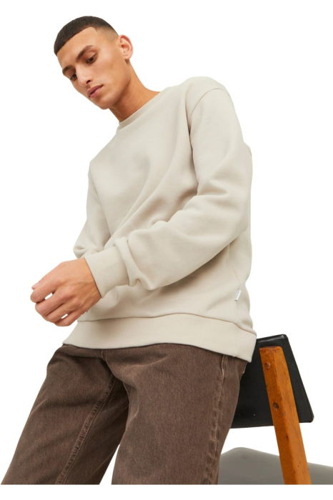 Bluza JACK &JONES Bradley Crew - 12249341-Moonbeam [5]