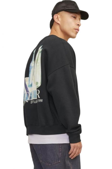 Bluza JACK &JONES Brooklyn Graphic Back - 12262881-Black [2]