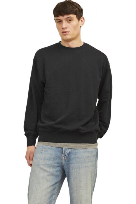 Bluza JACK &JONES Charge Crew - 12257853-Black [1]