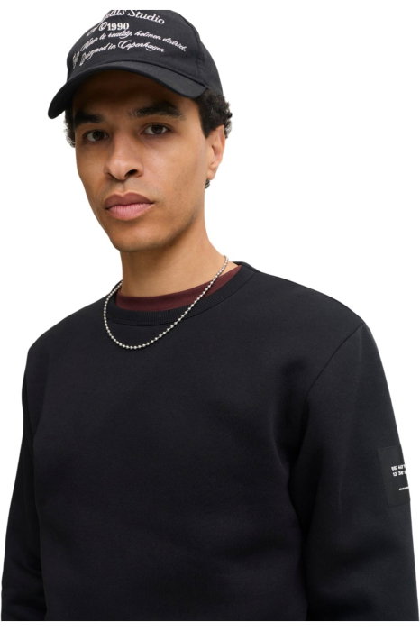 Bluza JACK &JONES Cleveland Crew Neck LN - 12298440-Black [6]