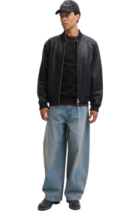 Bluza JACK &JONES Cleveland Crew Neck LN - 12298440-Black [5]