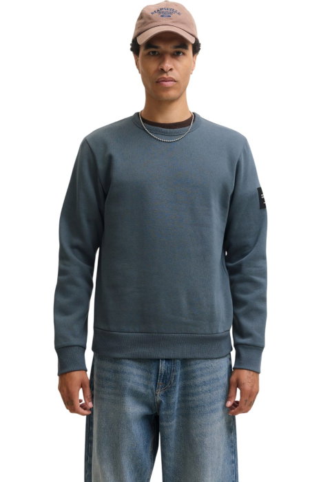 Bluza JACK &JONES Cleveland Crew Neck LN - 12298440-Turbulence [1]