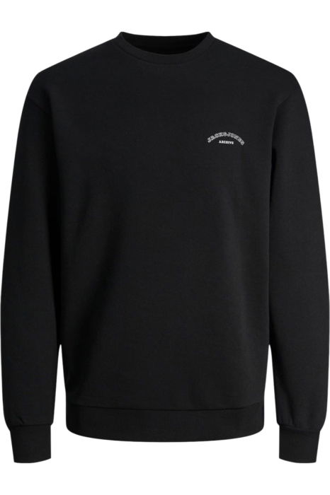 Bluza JACK &JONES College Logo Crew PLS - 12296064-Black [1]