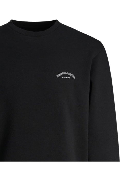 Bluza JACK &JONES College Logo Crew PLS - 12296064-Black [4]