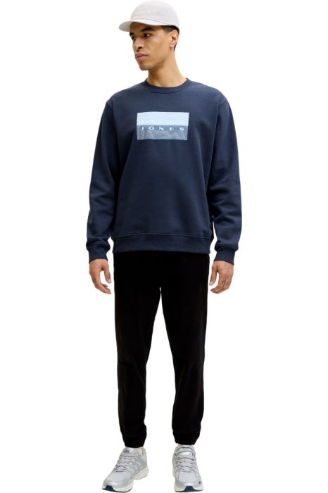 Bluza JACK &JONES Fusion Graphic Sweat Crew - 12289807-Outer Space [5]