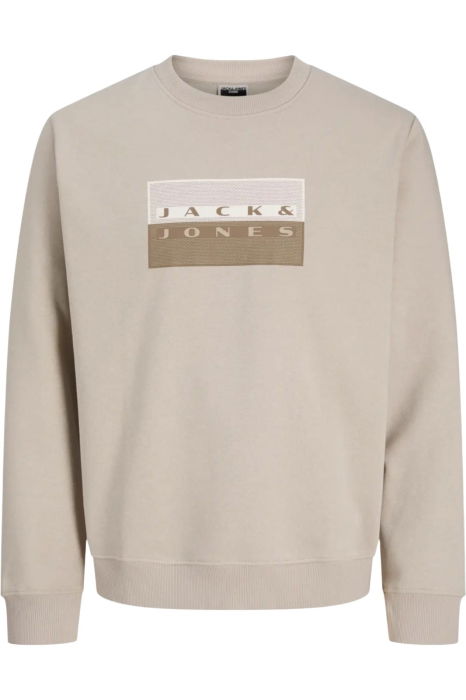 Bluza JACK &JONES Fusion Graphic Sweat Crew - 12289807-Pure Cashmere [1]