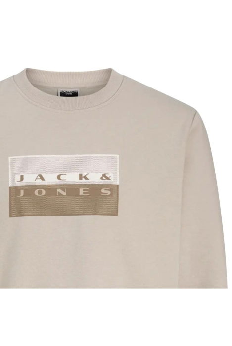 Bluza JACK &JONES Fusion Graphic Sweat Crew - 12289807-Pure Cashmere [4]