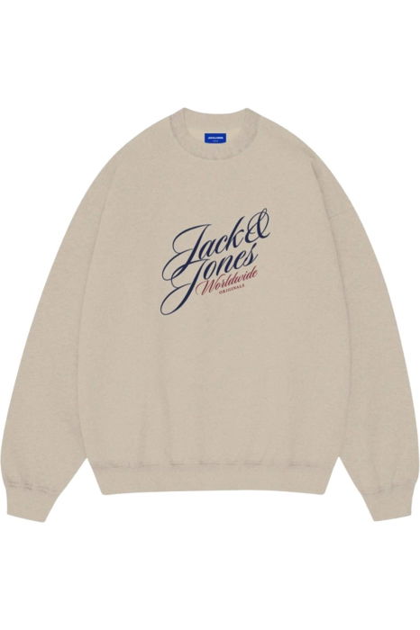 Bluza JACK &JONES Inwood Sweat Crew MP 2 bucati - 12291474-Antique White [2]
