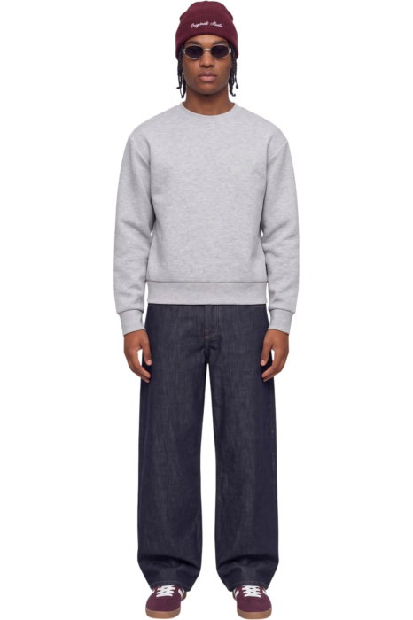 Bluza JACK &JONES Legacy Sweat Scuba LN BF - 12306535-Light Grey Melange [6]