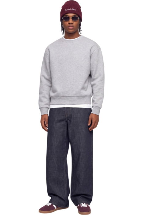 Bluza JACK &JONES Legacy Sweat Scuba LN BF - 12306535-Light Grey Melange [5]